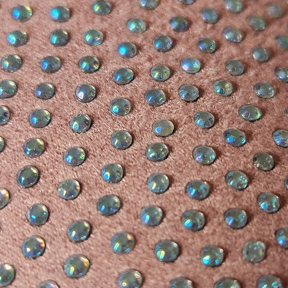 RHINESTONE ☆ CLUB STOMPS ☆ POUCH STRAP ☆ BLUSH LUG BOOTS ☆ NWT - Picture 12 of 12